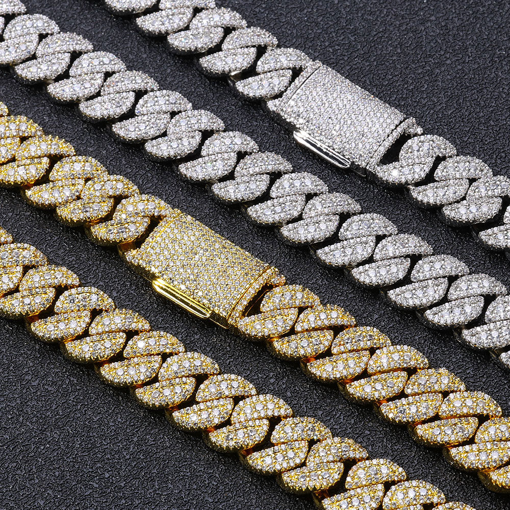14mm Miami Cuban Link Chain Necklace
