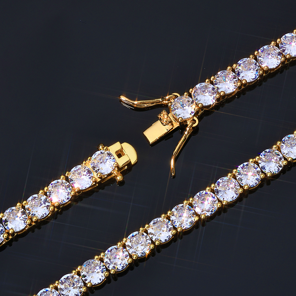 6mm Iced 5A CZ Tennis Chain Necklace