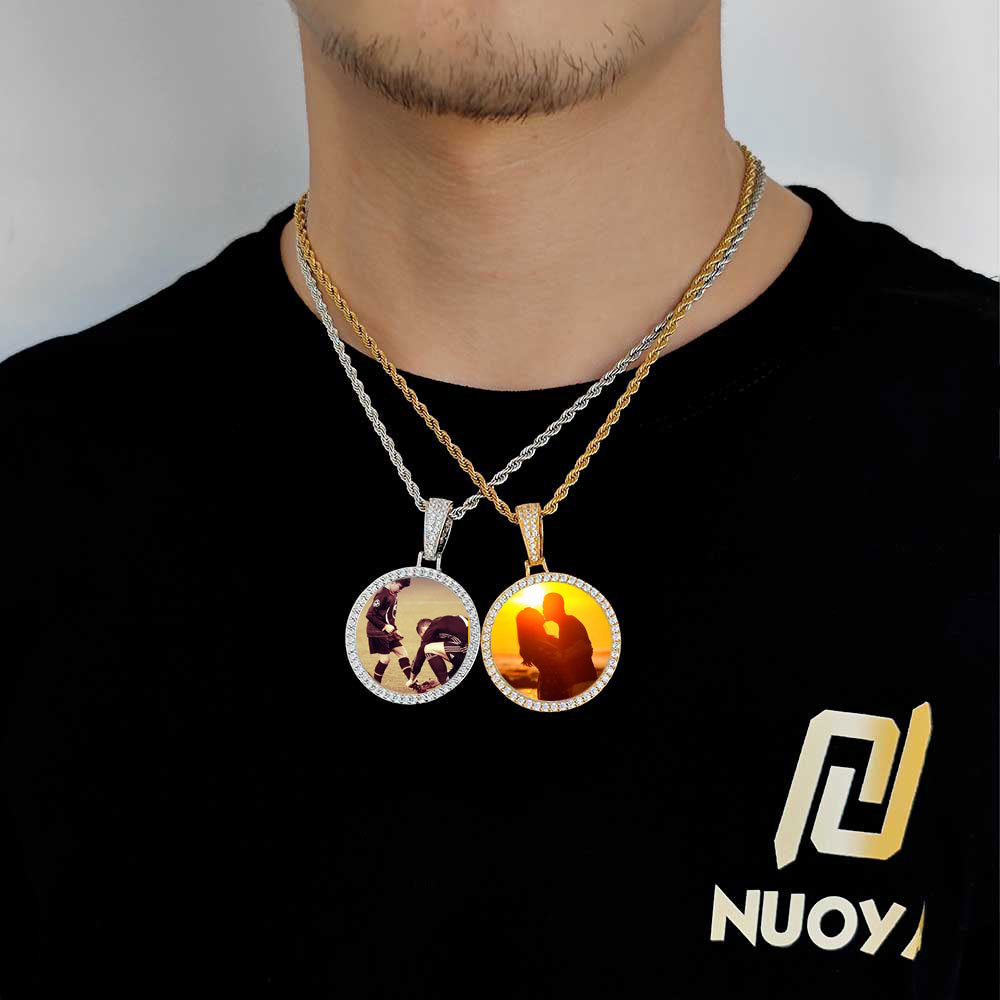 35mm Custom Photo Pendant Necklace
