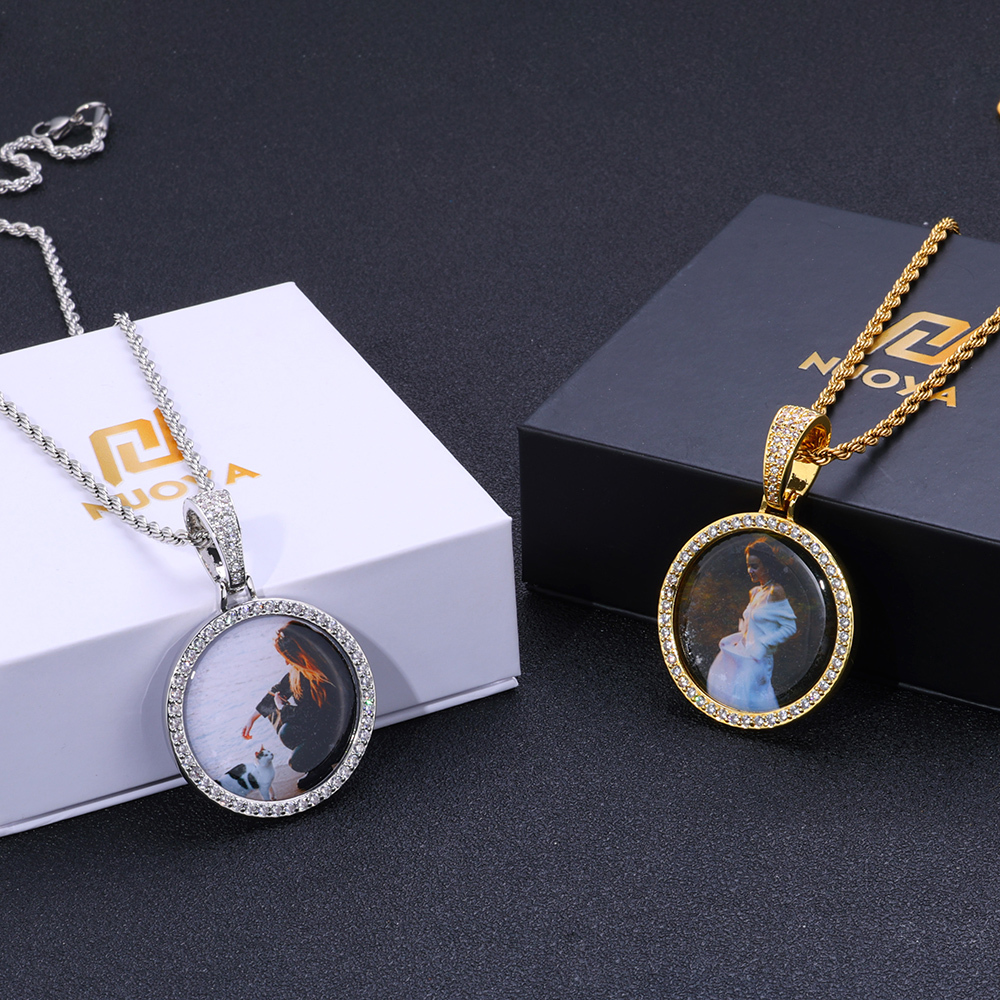 35mm Custom Photo Pendant Necklace