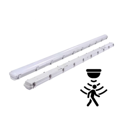 WS-VT-WR8-120W-MS | 120-347V | 3CCT - 8FT LED Vapour Tight Fixture with Motion Sensor