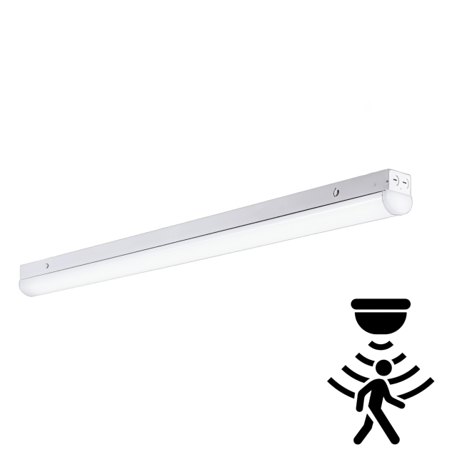 WS-LA4-CCT-40W-MS | 120-347V | 4CCT - 4FT LED Linear Strip Light with Motion Sensor