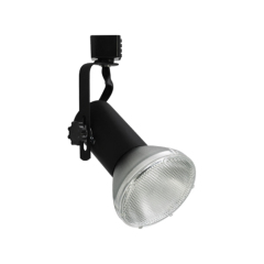 LTR-UNI-BK - UNIVERSAL Line Voltage Track Fixture for E26 Base Lamps Black