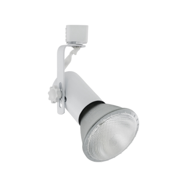LTR-UNI-WH - UNIVERSAL Line Voltage Track Fixture for E26 Base Lamps White