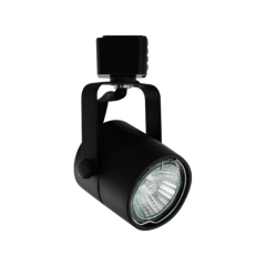 LTR-GU10R-BK - GU10 Base Line Voltage Track Fixture Black
