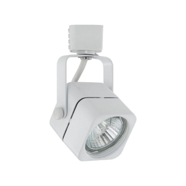 LTR-GU10C-WH - GU10 Base Line Voltage Track Fixture White