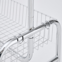 Garment Rack with Basket on Wheels Rolling Clothes Rack for Hanging Clothes Heavy Duty Garment Rack,2 pcs in one carton