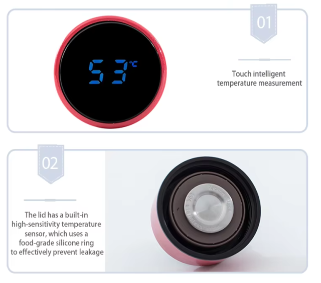 500ML Smart Screen Vacuum Flask