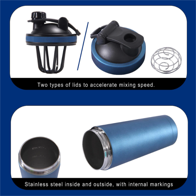 750ML Double Wall Shaker Bottle