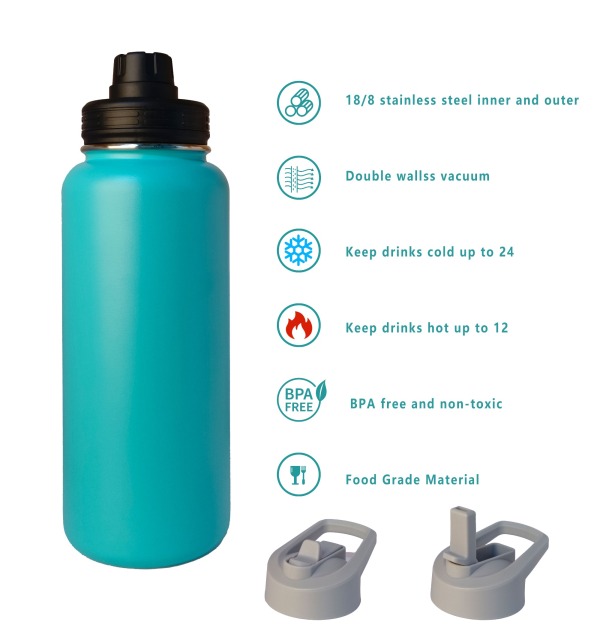 40OZ Sports Water Bottle