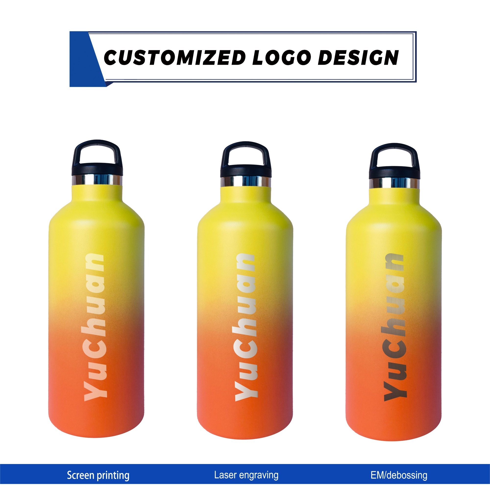 32OZ Standard Mouth Stainless Steel Sports Water Bottle