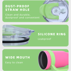 40OZ Double Wall Tumbler With Handle