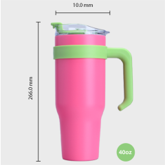 40OZ Double Wall Tumbler With Handle
