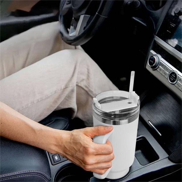 40OZ Double Wall Tumbler With Handle