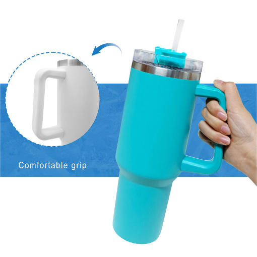 40OZ Double Wall Tumbler With Handle
