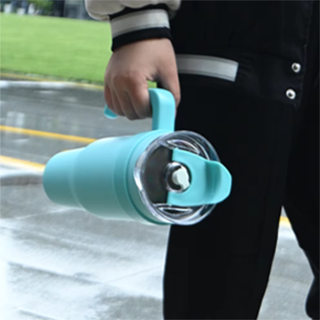 40OZ Double Wall Tumbler With Handle