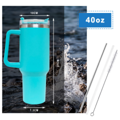 40OZ Double Wall Tumbler With Handle