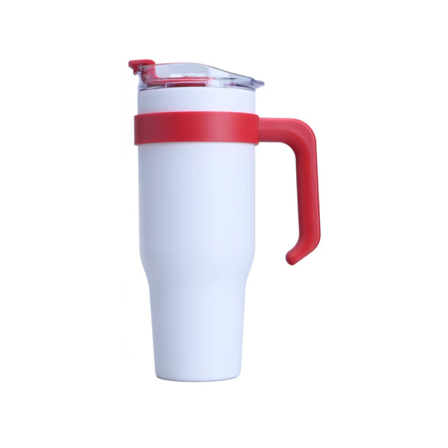 Yuchuan 40oz Double-Wall Stainless Steel Tumbler with Handle - Custom Insulated Water Bottle for Wholesale