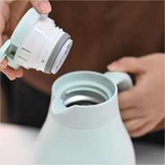 2L Large Capacity Coffee Pot - Reusable Stainless Steel Water Bottle