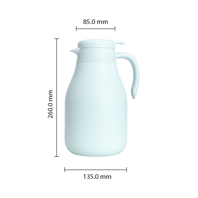 2L Large Capacity Coffee Pot - Reusable Stainless Steel Water Bottle