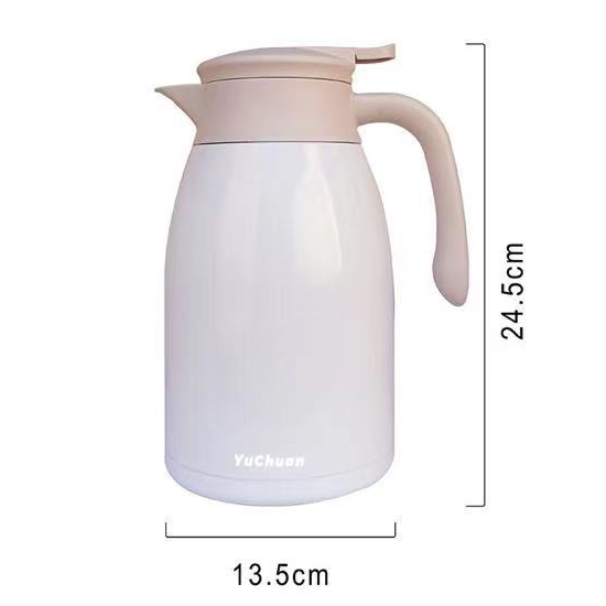 YuChuan 1.5L Coffee Pot - Thermal Water Bottle Stainless Steel