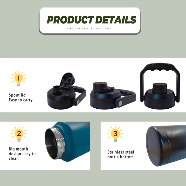 Yuchuan 1.8L Beer Growler - Gym Stainless Steel Water Bottle Wholesale