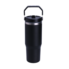 30OZ Leak Proof Travel Mug - Coffee Mug Stainless Steel With Lid And Straw