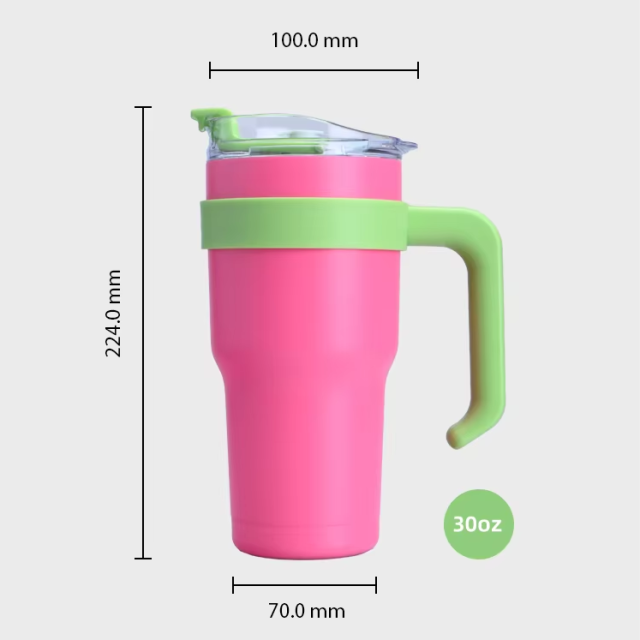 30OZ Double Wall Tumbler With Handle