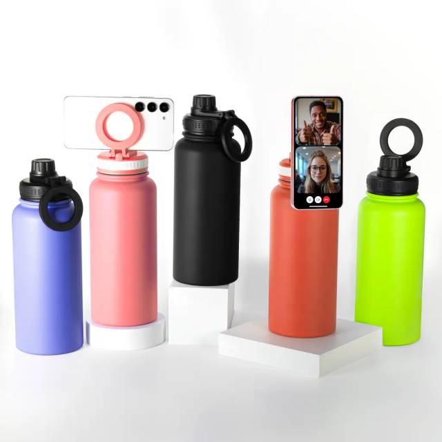 Yuchuan Stainless Steel Sports Water Bottle - Double Wall Vacuum Insulation