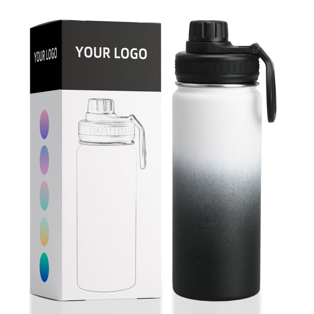 Yuchuan 18oz Sports Water Bottle - Vacuum Insulated and Eco-Friendly