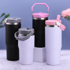20OZ Personalized Insulated Tumbler With Straw - Leak Proof Kids Water Bottle