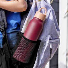 Yuchuan 600ml Stainless Steel Sports Water Bottle With Press Lid - Double Wall Vacuum Insulation Tumbler