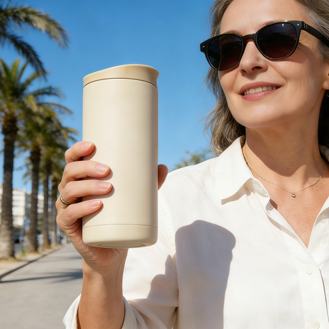 16/18oz High Quality Insulated Travel Mug, Customizable Stainless Steel Coffee Cup for Car Camping & Daily Hydration