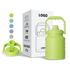 1.2L/1.8L New Handle Space Tumbler Stainless Steel Vacuum Insulated Eco-Friendly Drinkware with Handle Cup Lid