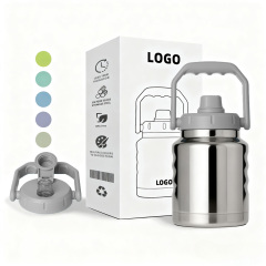 1.2L/1.8L New Handle Space Tumbler Stainless Steel Vacuum Insulated Eco-Friendly Drinkware with Handle Cup Lid