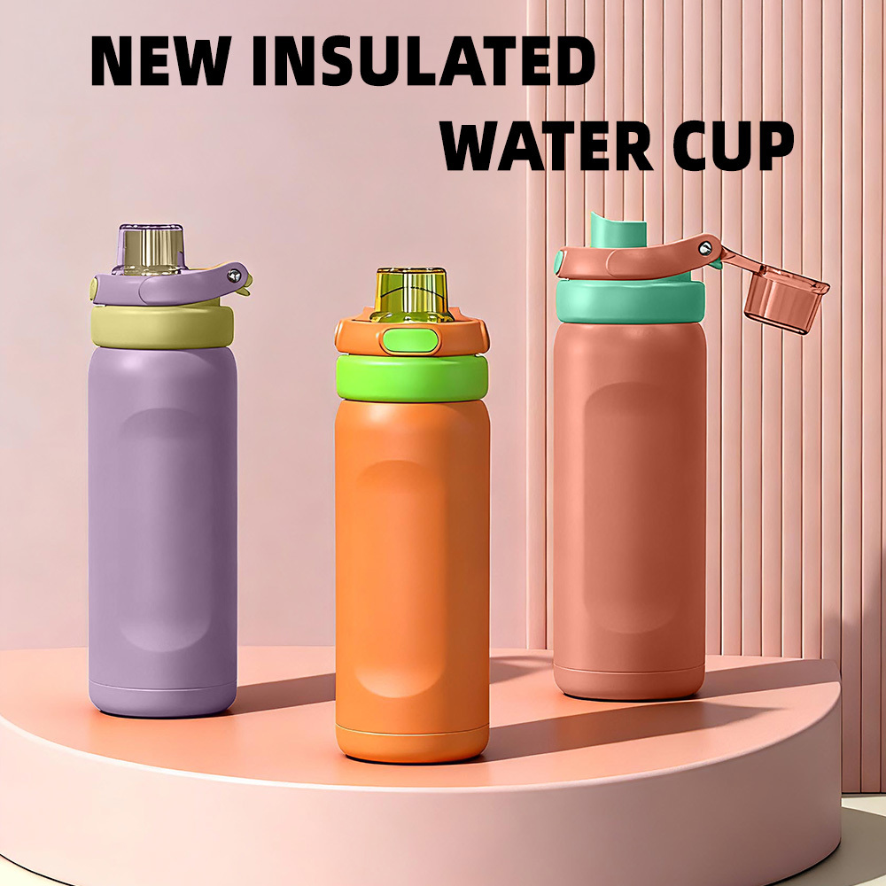 Yuchuan 350/500/750/950ml Stainless Steel Sports Water Bottle | BPA Free Leakproof Vacuum Insulated Flask for Gym Travel Camping