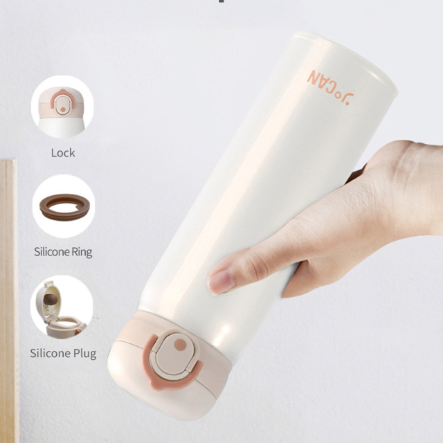 350ml/500ml Classic Stainless Steel Thermos with One-Click Flip Lid, 12-24 Hours Hot & Cold Retention, Cold Resistant Design for Travel