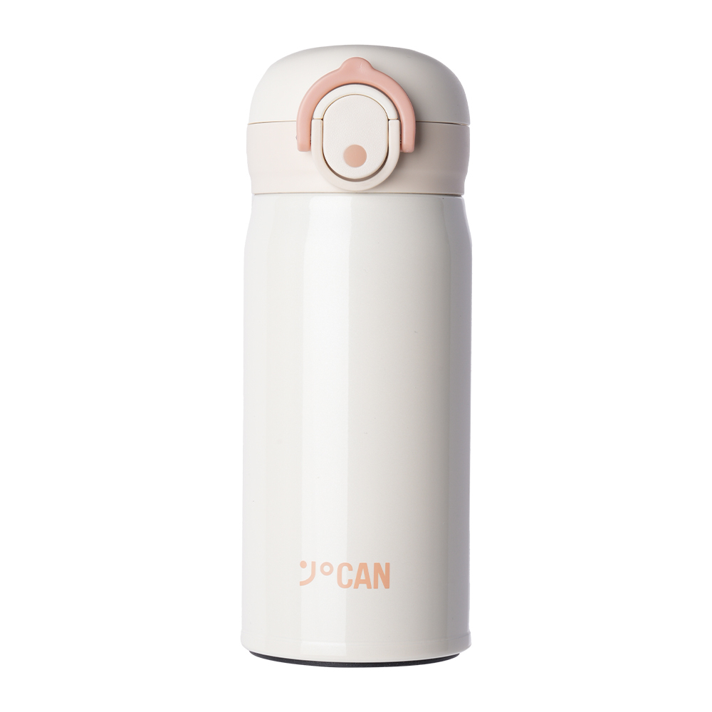 350ml/500ml Classic Stainless Steel Thermos with One-Click Flip Lid, 12-24 Hours Hot & Cold Retention, Cold Resistant Design for Travel