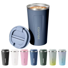 380ml/510ml Smart LED Temperature Display Stainless Steel Travel Mug BPA-Free Double Wall Vacuum Insulated Coffee Cup