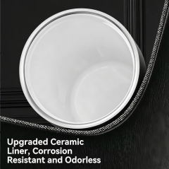 460ml Luxury Stainless Steel Vacuum Insulated Coffee Cup with Lid & Straw | 12-24H Hot/Cold Retention, Eco-Friendly Reusable Drinkware