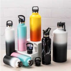 500ml Personalized Small Mouth Stainless Steel Travel Water Bottle, BPA-Free Vacuum Insulated Classic Flask
