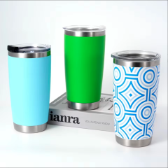 20/30oz Ready-to-Ship Factory-Stocked  Vacuum Insulated Stainless Steel Thermos, Double-Wall Insulated Travel Mug with 12-24 Hours Hot & Cold Retention, Leakproof Reusable Water Bottle for Camping Hiking Outdoor Sports Daily Use