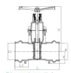 承插端弹性阀座闸阀
