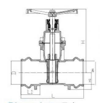 承插端弹性阀座闸阀