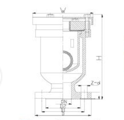 法兰式单球气阀