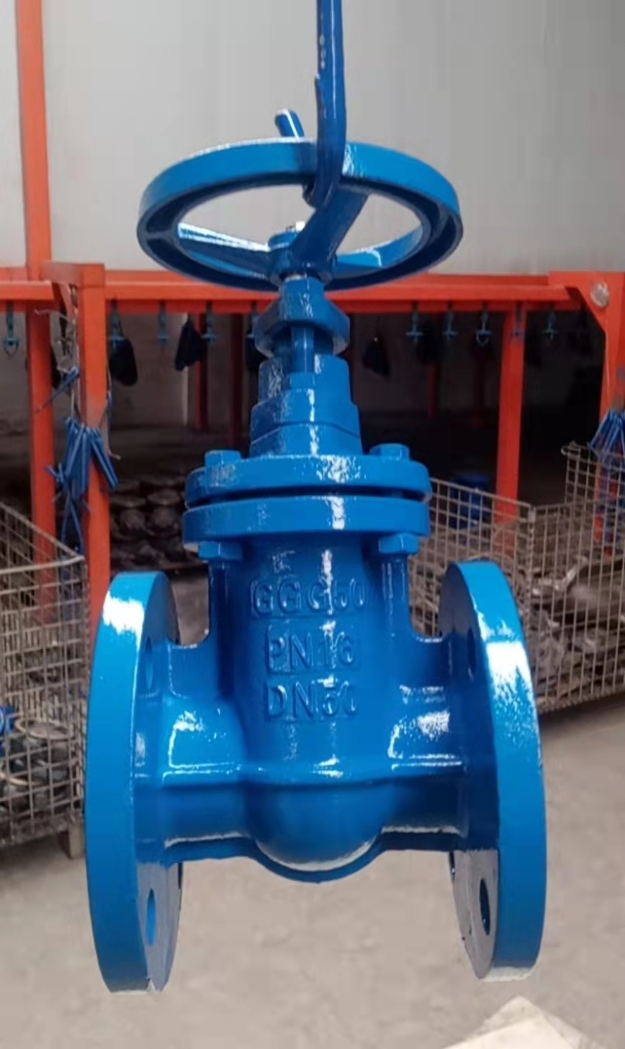 DIN Metal Seal Non-Rising Stem Gate Valve F4/F5
