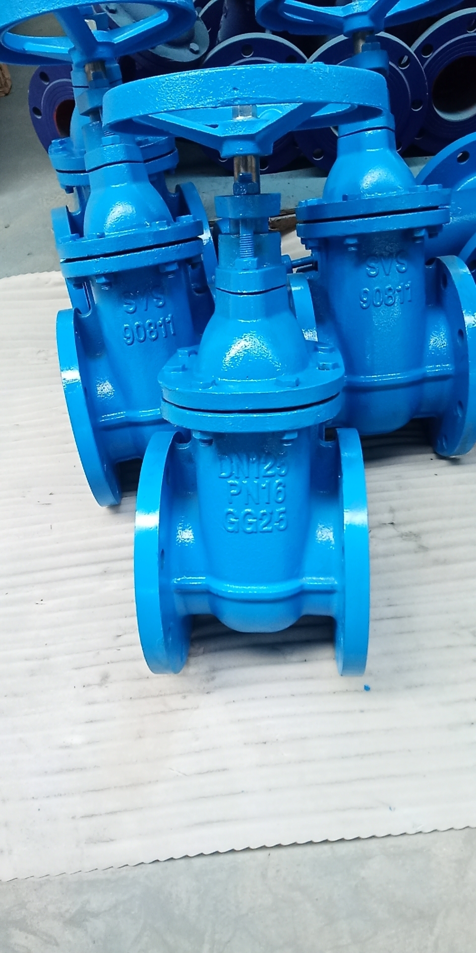 DIN Metal Seal Non-Rising Stem Gate Valve F4/F5