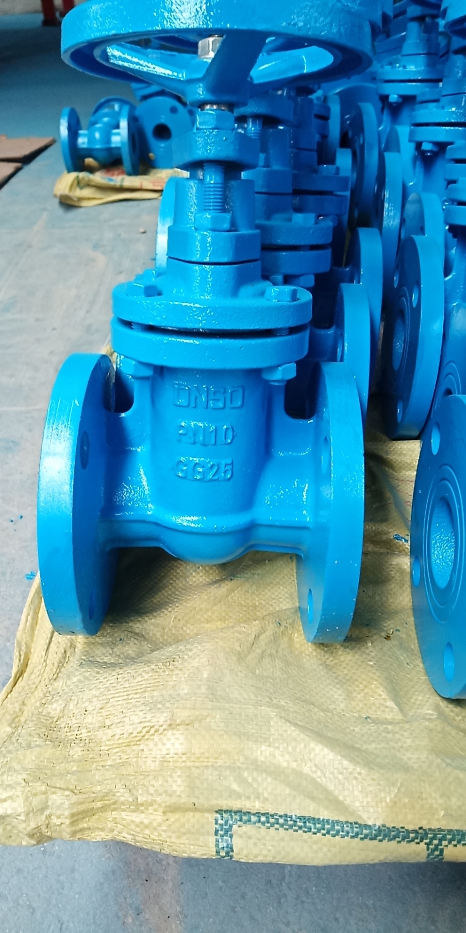 DIN Metal Seal Non-Rising Stem Gate Valve F4/F5