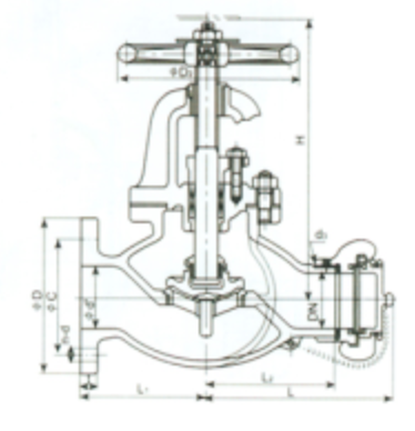 Marine Cast Iron Globe Hose Valves JIS F7333 5K