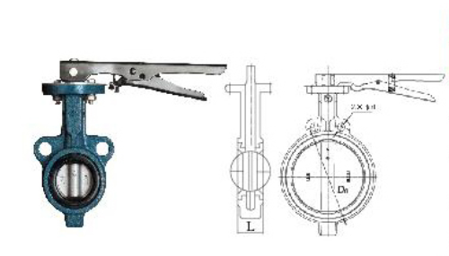 10K Wafer Butterfly Valve